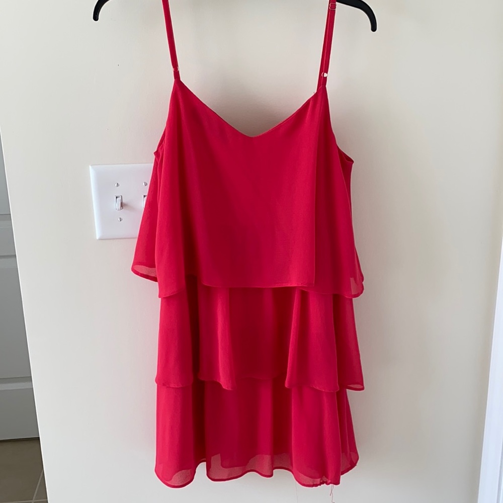 Hot Pink Tier Dress